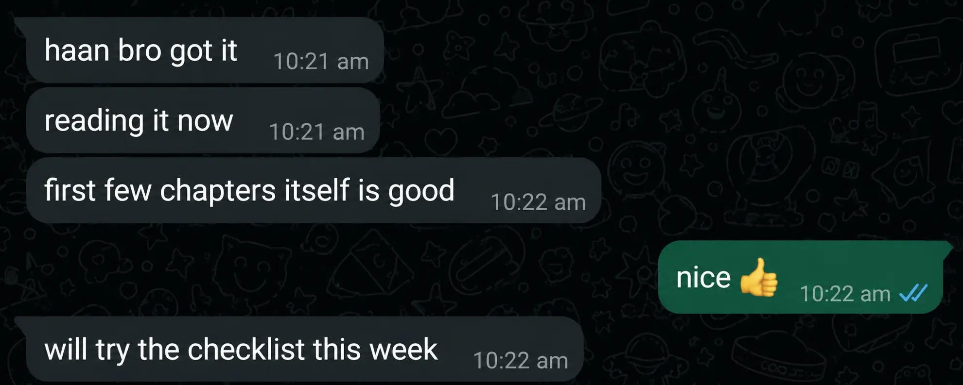 Reader WhatsApp feedback about the GEO guide