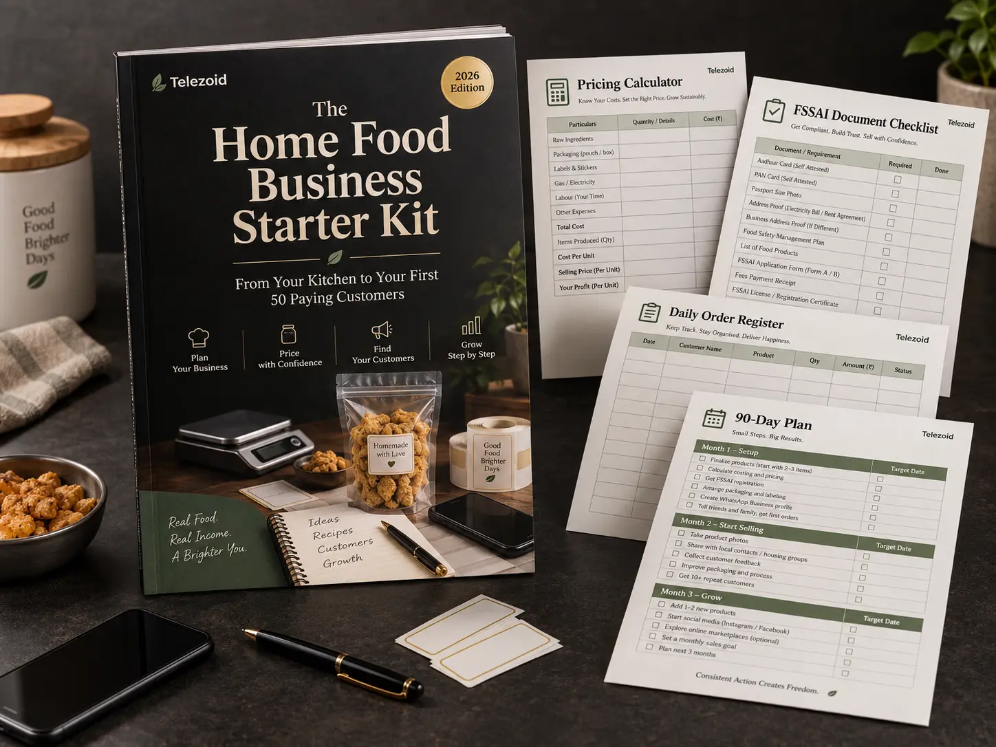 The Home Food Business Starter Kit — digital product cover